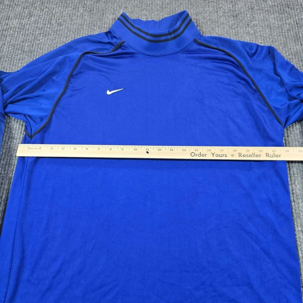 Vintage Nike Goalkeeper Jersey Mens‎ Medium Long Sleeve Padded Elbow Royal Blue